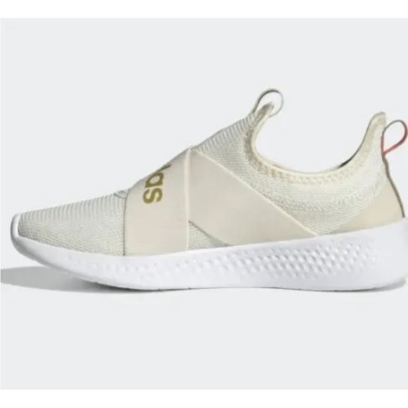 Adidas Women's Puremotion Adapt Running Shoes Beige Off White Gold Size 5.5 - Picture 8 of 11